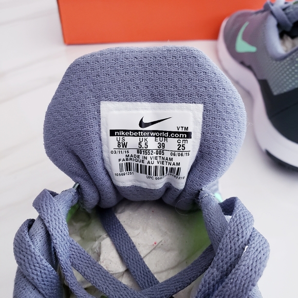 Nike Flex Experience RN 4 Wide Running Gray Shoes - Picture 13 of 14